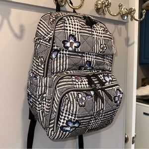Vera Bradley Bedford Plaid Baby Bag Backpack in Performance Twill